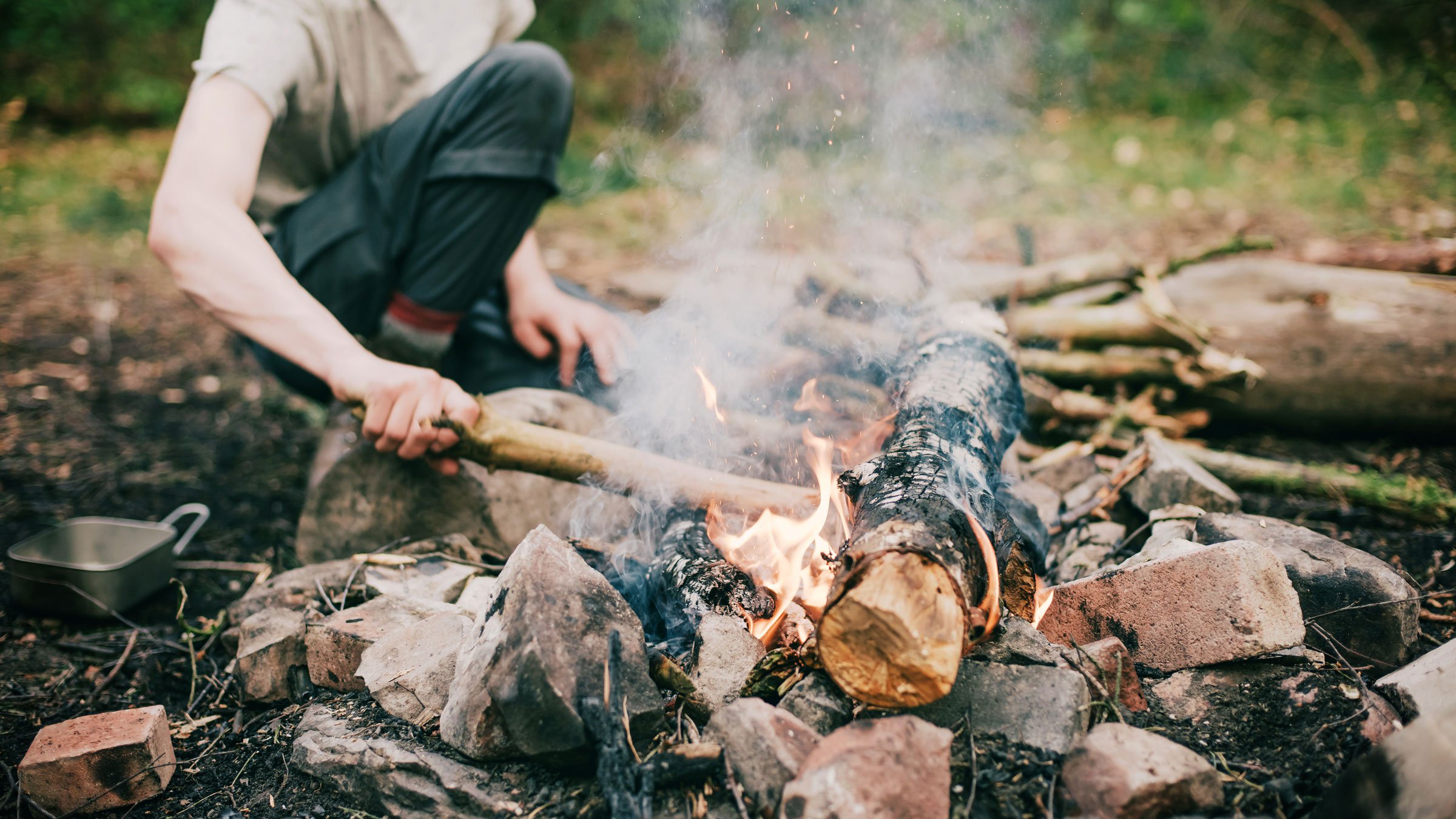 Journée avec un homme des bois — photo 1
