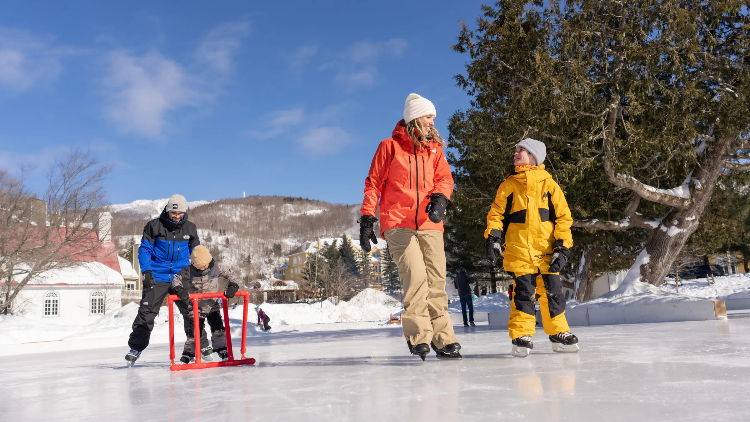 Patinage au village piétonnier — photo 1